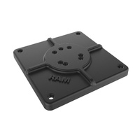 RAM-255U :: RAM 6" x 6" Flat Base with AMPS Hole Pattern