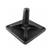 RAM-283U :: RAM 5" X 5" BASE W/MALE POST FOR TEL PST