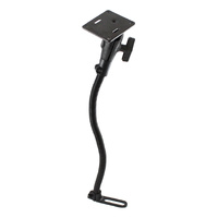 RAM-316-1-2461U :: RAM Pod™ I Vehicle Mount with 18" Aluminum Rod and 75x75mm VESA Plate
