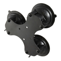 RAM-333-224-1U :: RAM Twist-Lock™ Triple Suction Cup Base