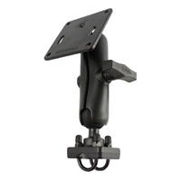 RAM-334-1U :: RAM Double U-Bolt Mount with 75x75mm VESA Plate for .75" - 1" Rails