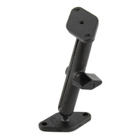 RAM-A-101U-B :: RAM Long Double Ball Diamond Plate Mount With 0.56" Balls