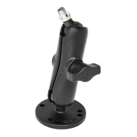 RAM Drill-Down Double Ball Mount with 3/8"-16 Threaded Stud