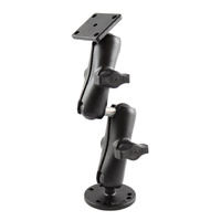 RAM-B-101-DEX1U :: RAM Double Ball Mount with Double Ball Adapter and AMPS Plate