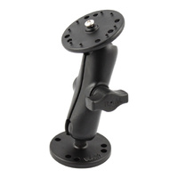 RAM-B-101-L1 :: RAM Drill-Down Double Ball Mount for Lowrance MB-7 Sonar