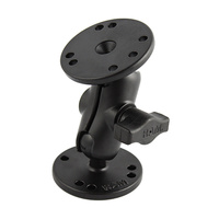 RAM-B-101U-A :: RAM Universal Double Ball Mount with Two Round Plates - B Size Short