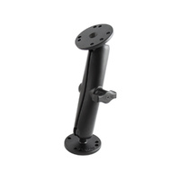 RAM-B-101U-C :: RAM 1" Long Double Ball Mount with Two Round Plates