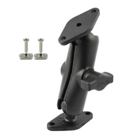 RAM-B-102-FP1U :: RAM Double Ball Mount with Flat Panel Mounting Hardware - 3/4" Screws