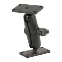 RAM-B-102U-153 :: RAM Double Ball Mount with Two 1.5" x 3" Plates