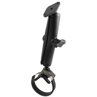 RAM-B-108-C-STRAP40-238 :: RAM Double Ball Hose Clamp Kit 2" - 3" with Diamond Plate - Long