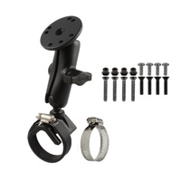 RAM-B-108-G1 :: RAM Strap Hose Clamp Mount with Hardware for Garmin GPSMAP + More