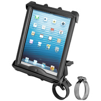 RAM Tab-Tite™ Mount with Strap Hose Clamp for iPad with Case + More