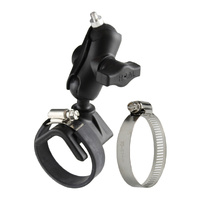 RAM Strap Hose Clamp Mount with 1/4"-20 Stud