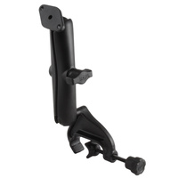 RAM-B-121-C-238U :: RAM Double Ball Yoke Clamp Mount with Diamond Plate - Long