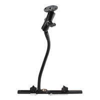 RAM-B-131-202 :: RAM Cessna Seat Rail Mount with 12" Flex Arm and Round Plate