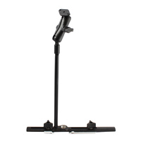 RAM-B-131-238 :: RAM Cessna Seat Rail Mount with 12" Flex Arm and Diamond Plate