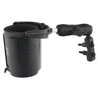 RAM-B-132-309U :: RAM Level Cup™ 16oz Drink Holder Brake/Clutch Reservoir Mount
