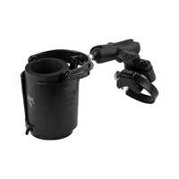 RAM-B-132R-2U :: RAM Level Cup™ 16oz Drink Holder with ATV/UTV Rail Base