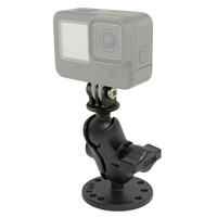 RAM Drill-Down Double Ball Mount with Universal Action Camera Adapter