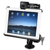 RAM Drill-Down Mount with RAM Latch-N-Lock™ for Apple iPad Gen 1 & 2