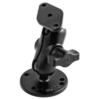 RAM-B-138U-A :: RAM Short Double Ball Drill-Down Mount with Diamond Plate