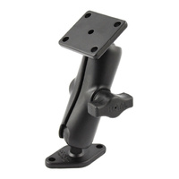 RAM-B-140U :: RAM Double Ball Mount with 2-Hole & 4-Hole AMPS Plates - Medium