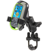 RAM Handlebar U-Bolt Double Ball Mount for Magellan eXplorist GC + More