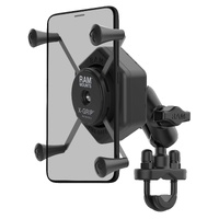 RAM X-Grip Large Phone Mount with Vibe-Safe™ & U-Bolt Base - Short