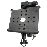 RAM Latch-N-Lock™ for Apple iPad Gen 1-2 with Handlebar U-Bolt Base