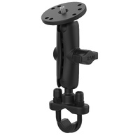 RAM Handlebar U-Bolt Double Ball Mount 1/4"-20 Threaded Stud - Medium