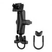 RAM Handlebar U-Bolt Double Ball Mount for Lowrance Elite-5 + More