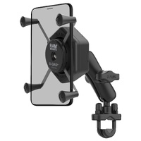 RAM X-Grip Large Phone Mount with Vibe-Safe™ & U-Bolt Base - Medium