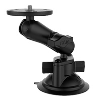 RAM Twist-Lock™ Suction Cup Mount with Round Plate & 1/4"-20 Stud