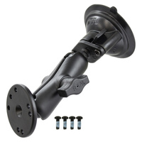 RAM-B-166-202U-UK1 :: RAM Twist-Lock™ Suction Cup Mount with Round Plate & Hardware