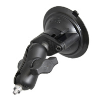 RAM Twist-Lock™ Suction Cup Mount with 1/4"-20 Threaded Stud - Short