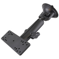 RAM-B-166-C-111U :: RAM Twist-Lock™ Suction Cup Mount with Electronics Plate - Long