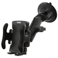 RAM Twist-Lock™ Suction Cup Mount with Spring-Loaded Phone Holder
