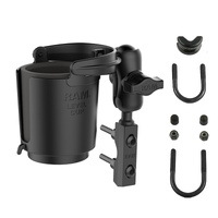 RAM-B-174-A-132U :: RAM Level Cup™ 16oz Drink Holder with Brake/Clutch Reservoir Base