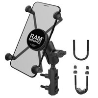RAM X-Grip Large Phone Mount with Brake/Clutch Reservoir Base - Short