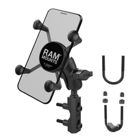 RAM X-Grip Phone Mount with Brake/Clutch Reservoir Base - Short