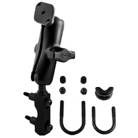 RAM-B-174U :: RAM Motorcycle Brake/Clutch Reservoir Mount with Diamond Plate