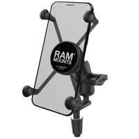 RAM-B-176-A-UN10U :: RAM Fork Stem Mount With Large Universal X-Grip Phone Cradle