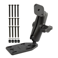 RAM-B-183U :: RAM Offset Reservoir Cover Double Ball Mount