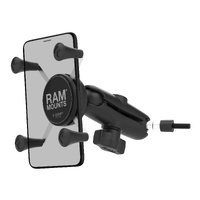 RAM X-Grip Phone Mount with Grab Handle M6 Bolt Base