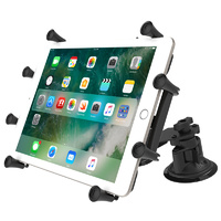 RAM-B-189-PIV1-UN9U :: RAM Twist-Lock Pivot Suction With X-Grip For 9"-10" Tablets