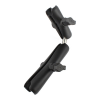 RAM-B-201-201U-C :: RAM Double Socket Arm with Dual Extension and Ball Adapter