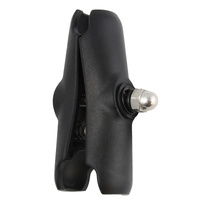 RAM-B-201NKU :: RAM Double Socket Arm without Knob - Acorn Nut - B Size Medium