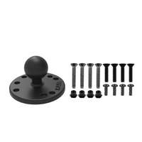 RAM-B-202-G1U :: RAM Round Plate with Ball & Mounting Hardware for Garmin GPSMAP + More