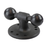 RAM-B-217U :: RAM Double Ball Adapter with Round Base - B Size