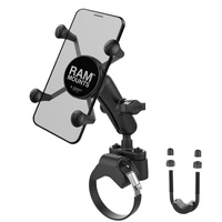 RAM X-Grip Phone Mount with ATV/UTV Rail Base